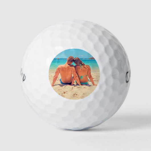 Aangepaste Foto Golf Ballen Gift Uw Foto's Ontwerp (Voorkant)