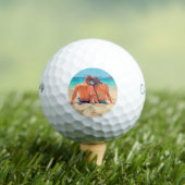 Aangepaste Foto Golf Ballen Gift Uw Foto's Ontwerp (Insitu Shirt)