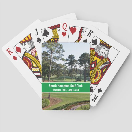 Aangepaste Foto Golf Club Speelkaarten (Achterkant)