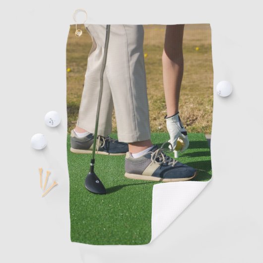 Aangepaste Foto Golf Handdoek - Gepersonaliseerd O (Insitu)