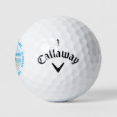 Aangepaste foto Golf zet je foto's en tekst Golfballen (Logo)