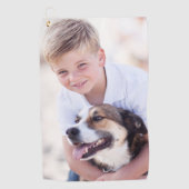 Aangepaste foto golfhanddoek (Voorkant)