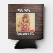Aangepaste foto Grappige Cool 50th Verjaardag Blikjeskoeler (Voorkant)