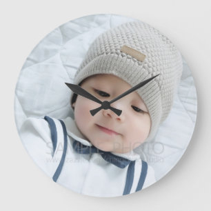 Aangepaste foto grote klok