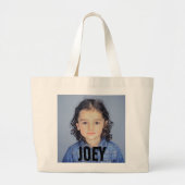 Aangepaste foto grote tote bag (Voorkant)