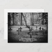 aangepaste  foto Halloween-partijuitnodiging Briefkaart (Voorkant / Achterkant)