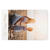 Aangepaste foto Happy Moederdag script Magneet (Horizontaal)