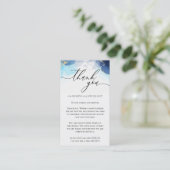 Aangepaste foto Hartelijk dank Informatiekaartje (Staand voorkant)