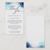 Aangepaste foto Hartelijk dank Informatiekaartje (Voorkant / Achterkant)