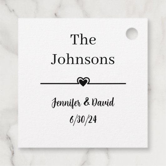 Aangepaste foto Hond bruiloft gunst Labels (Achterkant)