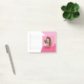Aangepaste foto Hondenliefhebber naam checklist Post-it® Notes (Kantoor)