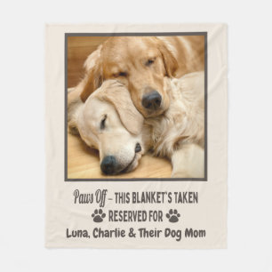 Aangepaste foto huisdier hond fleece deken