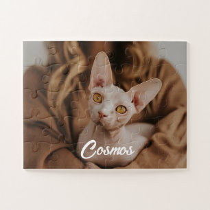 Aangepaste foto huisdier Sphynx kat beste vrienden Legpuzzel