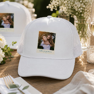 Aangepaste foto-huwelijk verlovingsfeest Retro leu Trucker Pet