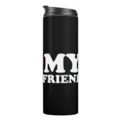 Aangepaste foto Ik hou van mijn Vriendin Thermosbeker (Geroteerd rechts)