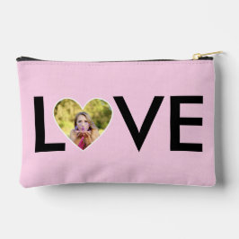 Aangepaste Foto in Baby Pink Heart Lijst Etui