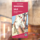 Aangepaste foto in Winkel Advertenties Business Pr Raamsticker (Vel 2)