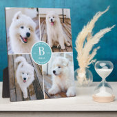 Aangepaste foto-inklage Pet Dog Fotoplaat (Zijkant)