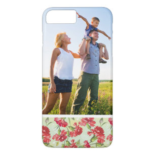 Aangepaste foto-inktpatronen en -vlinders 	iPhone 8 plus / 7 plus hoesje