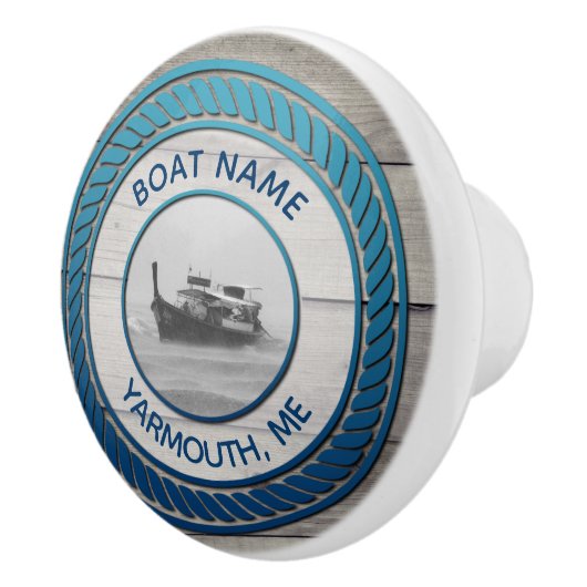 Aangepaste foto-inktpatroon keramische knop (Rechts)