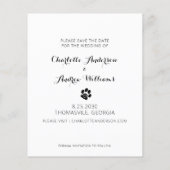 Aangepaste foto-inkuiling slaat de datumkaarten op (Achterkant)