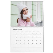 Aangepaste foto-inkuilkalender kalender (Feb 2026)