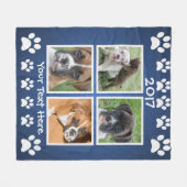 Aangepaste foto-inlegbladen fleece deken (Voorkant (Horizontaal))