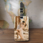 Aangepaste foto Instagram Bagagelabel