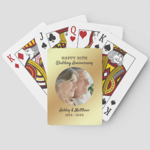 Aangepaste foto jubileum speelkaarten