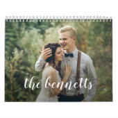Aangepaste foto-kalender met scripts kalender (Hoes)