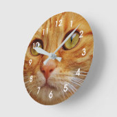 Aangepaste foto-kat Dog Pet-reeks op maat Ronde Klok (Hoek)