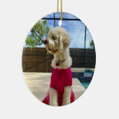 Aangepaste foto keramisch ornament (Rechts)