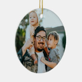 Aangepaste foto keramisch ornament (Rechts)