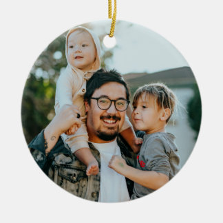 Aangepaste foto keramisch ornament