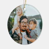 Aangepaste foto keramisch ornament (Links)