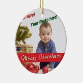 Aangepaste foto keramisch ornament (Rechts)