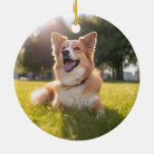 Aangepaste foto keramisch ornament (Achterkant)