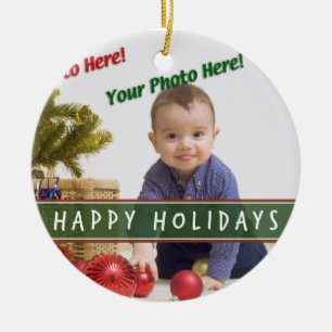 Aangepaste foto keramisch ornament