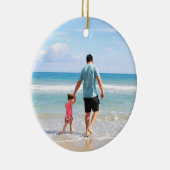 Aangepaste foto keramisch ornament (Rechts)