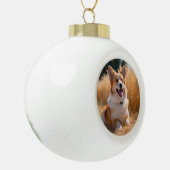 Aangepaste foto keramische bal ornament (Links)