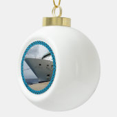 Aangepaste foto keramische bal ornament (Rechts)