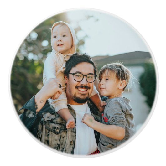 Aangepaste foto keramische knop (Voorkant)