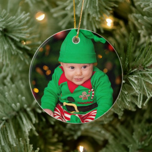 Aangepaste foto Kerst Ornament Keepsake (Boom)