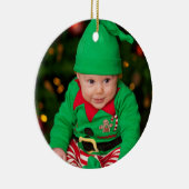 Aangepaste foto Kerst Ornament Keepsake (Rechts)