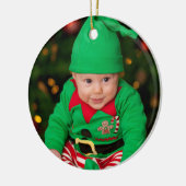 Aangepaste foto Kerst Ornament Keepsake (Links)
