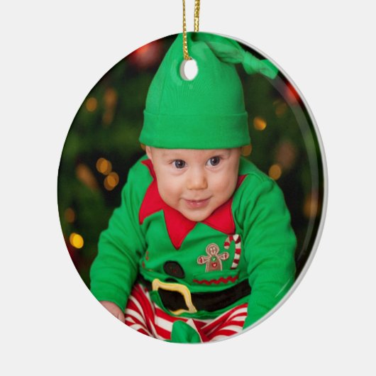 Aangepaste foto Kerst Ornament Keepsake (Links)