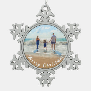 Aangepaste foto Kerst Ornament Ontwerp uw eigen
