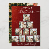 Aangepaste foto Kerstboom Kerstmis Kaart (Voorkant / Achterkant)