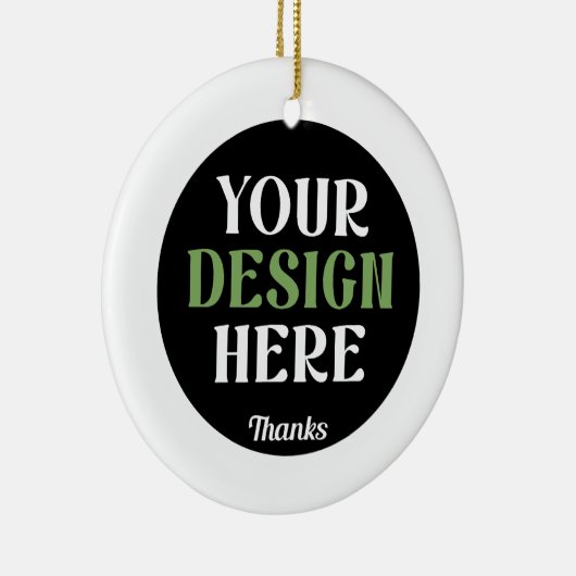 Aangepaste Foto Kerstdecor | Uniek Keramisch Ornament (Rechts)