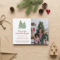 Aangepaste foto Kerstvakantie Bewegende aankondigi